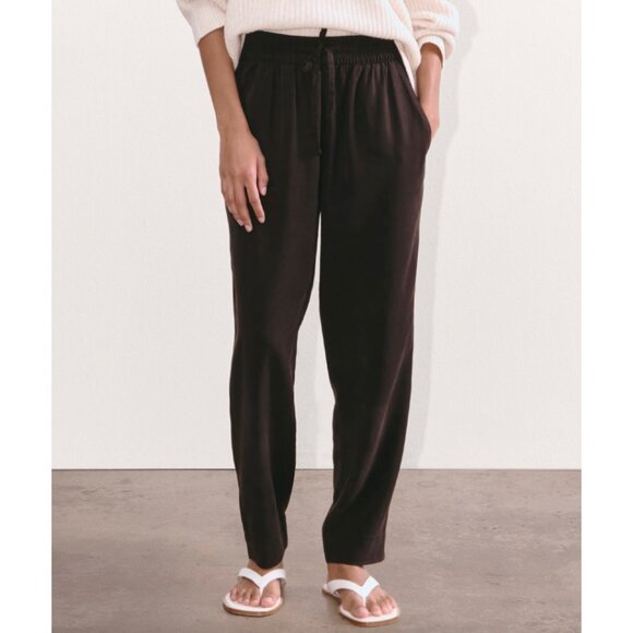 NEW Everlane The Tapered Pant in Butterlite Womens XXL Black - Picture 1 of 12